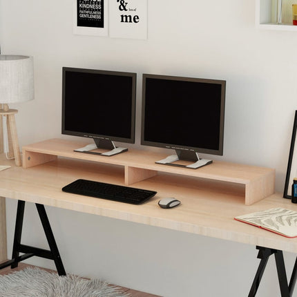 Support De Moniteur Bois D'ingénierie 60X23,5X Beige