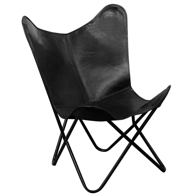 Chaise Papillon Cuir Véritable