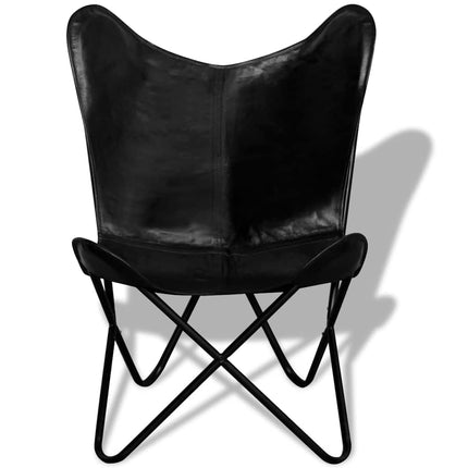 Chaise Papillon Cuir Véritable
