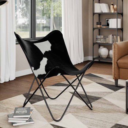 Chaise Papillon Cuir Véritable