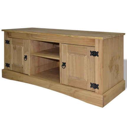 Meuble Tv Gamme Corona Pin Mexicain 120X40X52 Cm