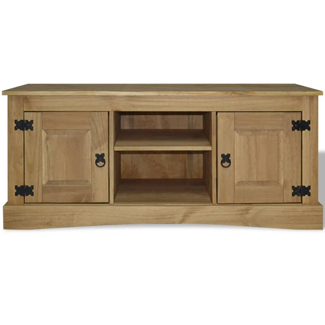 Meuble Tv Gamme Corona Pin Mexicain 120X40X52 Cm