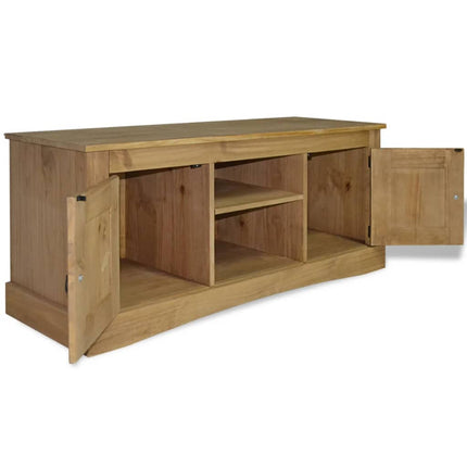 Meuble Tv Gamme Corona Pin Mexicain 120X40X52 Cm
