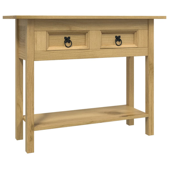 Table Console Gamme Corona Pin Mexicain 93X34,5X73 Cm
