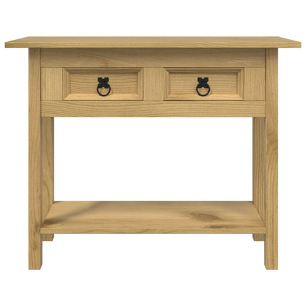 Table Console Gamme Corona Pin Mexicain 93X34,5X73 Cm