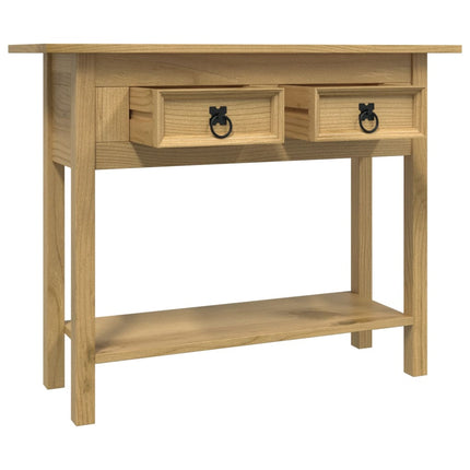 Table Console Gamme Corona Pin Mexicain 93X34,5X73 Cm