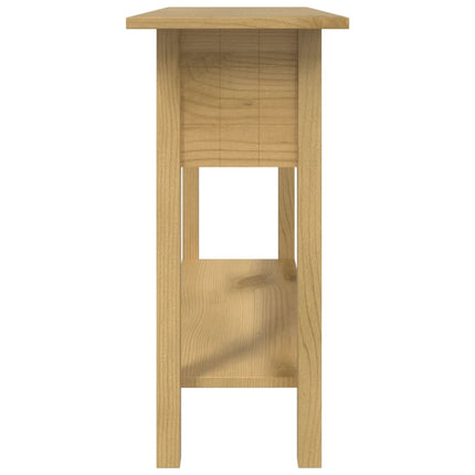 Table Console Gamme Corona Pin Mexicain 93X34,5X73 Cm
