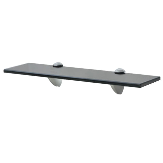 Étagère Murale En Verre 8 Mm Noir