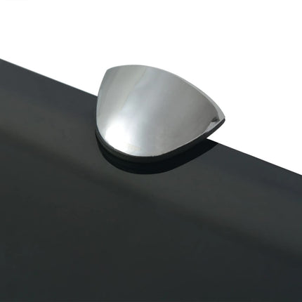 Étagère Murale En Verre 8 Mm Noir