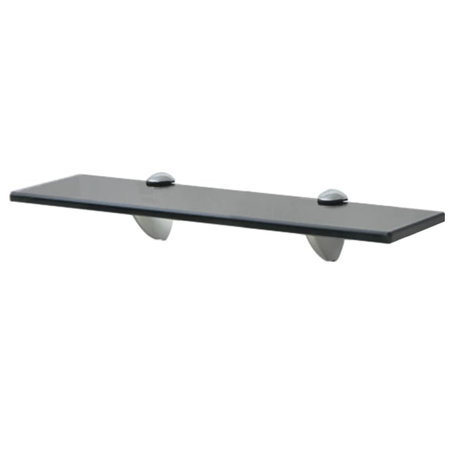 Étagère Murale Verre 8 Mm Noir