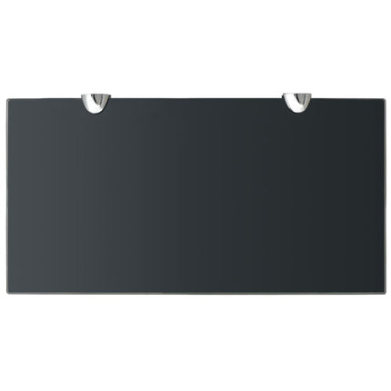 Étagère Murale Verre 8 Mm Noir