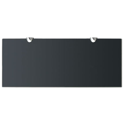 Étagère Murale Verre 8 Mm Noir