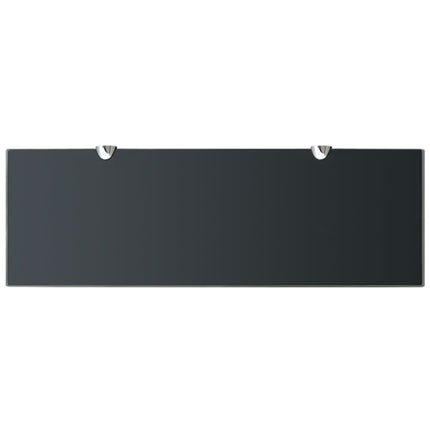 Étagère Murale Verre 8 Mm Noir