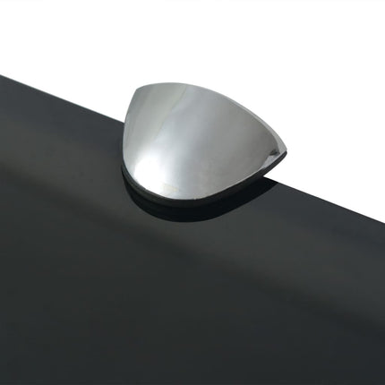 Étagère Murale En Verre 8 Mm Noir