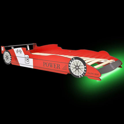 Lit Voiture De Course Pour Enfants Avec Led 90 X 200 Cm