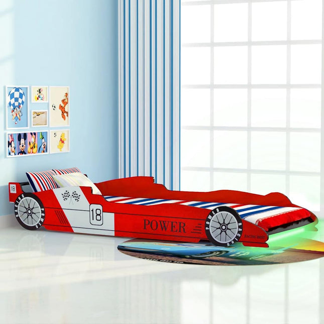 Lit Voiture De Course Pour Enfants Avec Led 90 X 200 Cm