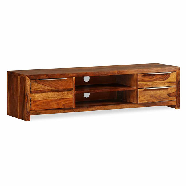 Meuble Tv Bois Massif 120X30X30 Cm