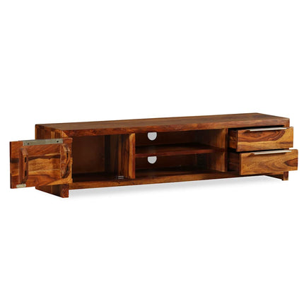 Meuble Tv Bois Massif 120X30X30 Cm
