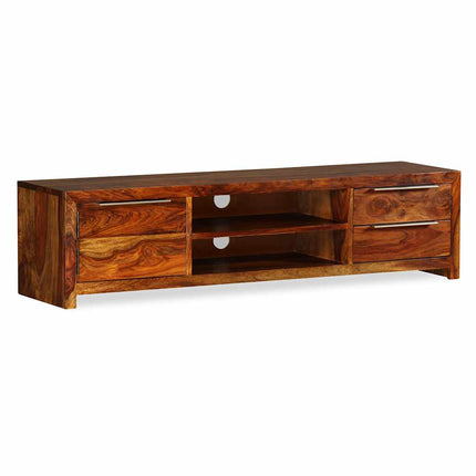 Meuble Tv Bois Massif 120X30X30 Cm