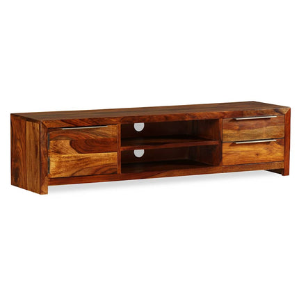 Meuble Tv Bois Massif 120X30X30 Cm