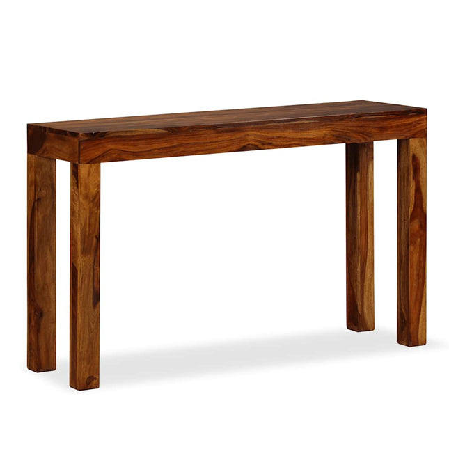 Table Console Bois Massif 120X35X75 Cm