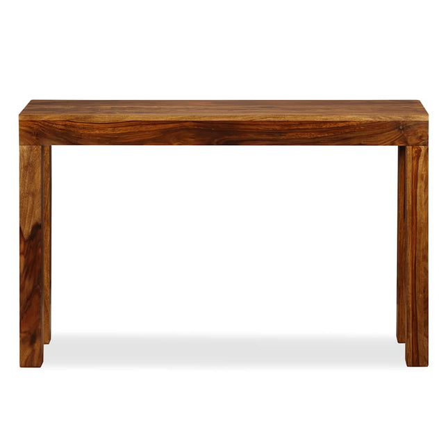 Table Console Bois Massif 120X35X75 Cm
