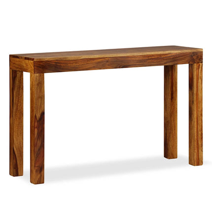Table Console Bois Massif 120X35X75 Cm