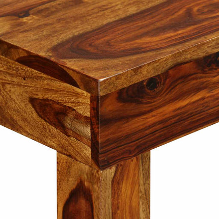 Table Console Bois Massif 120X35X75 Cm