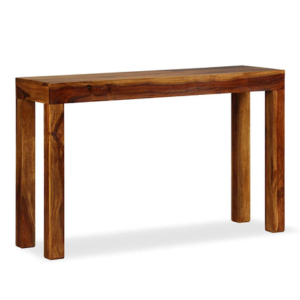 Table Console Bois Massif 120X35X75 Cm