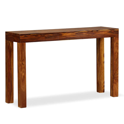 Table Console Bois Massif 120X35X75 Cm