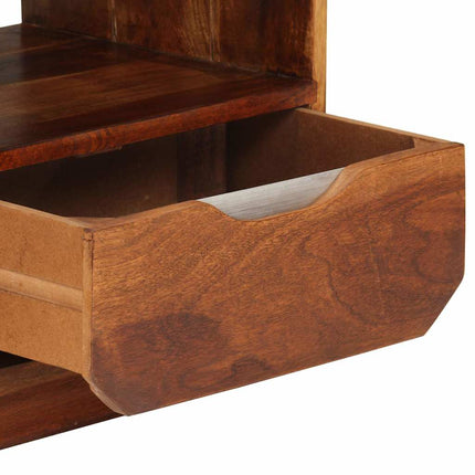 Table De Chevet Avec Tiroir Bois Massif 40X30X50 Cm