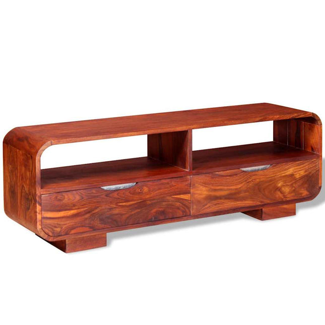 Meuble Tv Bois Massif 116X30X40 Cm