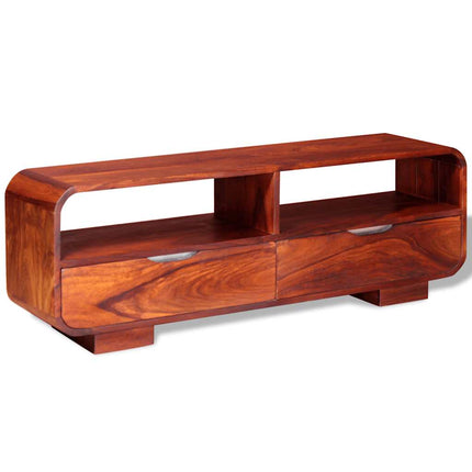 Meuble Tv Bois Massif 116X30X40 Cm