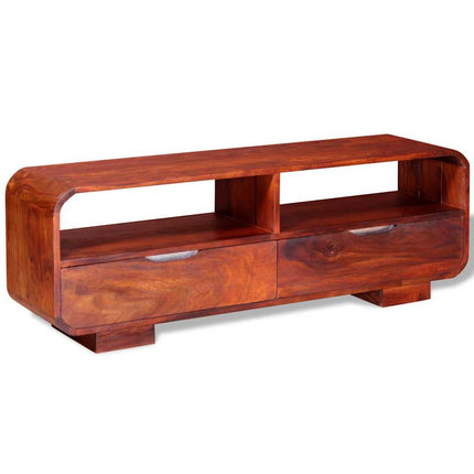 Meuble Tv Bois Massif 116X30X40 Cm