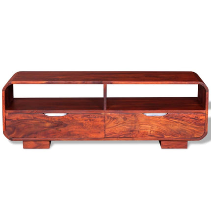 Meuble Tv Bois Massif 116X30X40 Cm