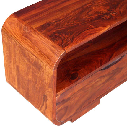 Meuble Tv Bois Massif 116X30X40 Cm