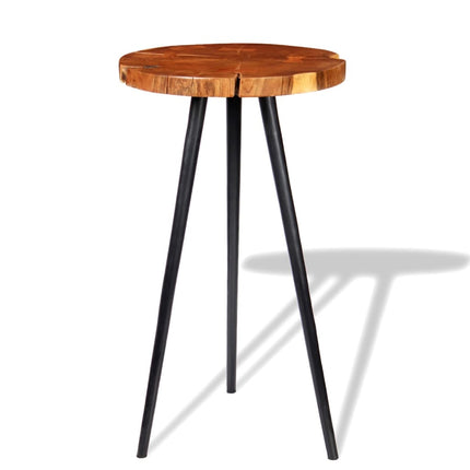 Table De Bar Bois D'acacia Massif (55-60)X110 Cm