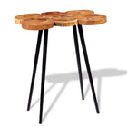 Table De Bar Bois D'acacia Massif 90X60X110 Cm