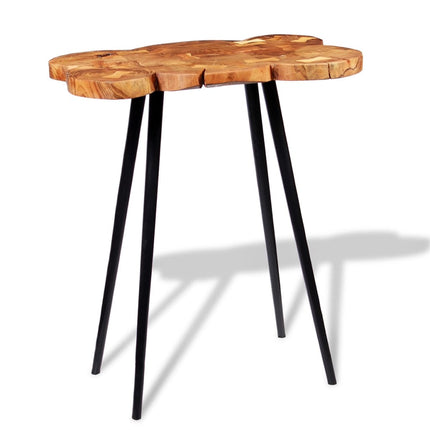 Table De Bar Bois D'acacia Massif 90X60X110 Cm