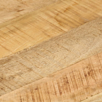 Table D'appoint Tiroir Et Roues Bois De Manguier 40X40X45 Cm