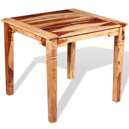 Table À Manger Bois Massif 82X80X76 Cm