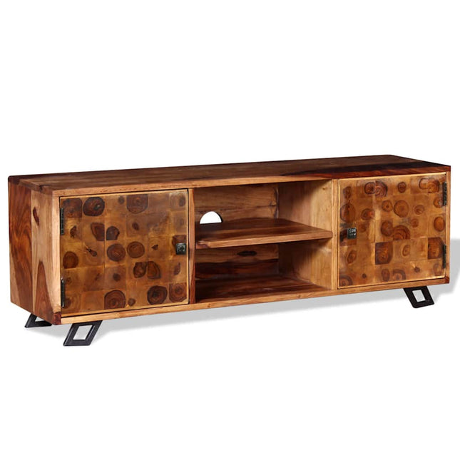 Meuble Tv Bois Massif 120X30X40 Cm