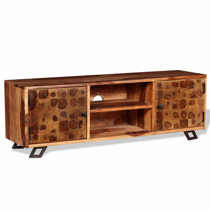 Meuble Tv Bois Massif 120X30X40 Cm