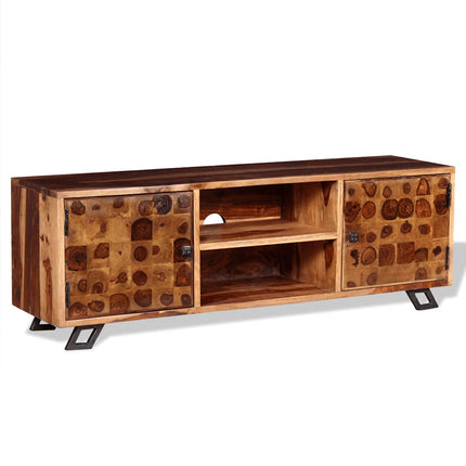 Meuble Tv Bois Massif 120X30X40 Cm