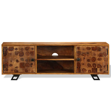 Meuble Tv Bois Massif 120X30X40 Cm