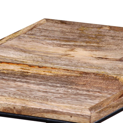 Table Basse Bois De Manguier Massif 56X48X40 Cm