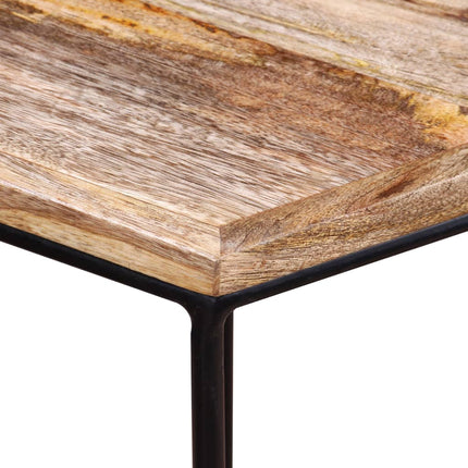 Table Basse Bois De Manguier Massif 56X48X40 Cm