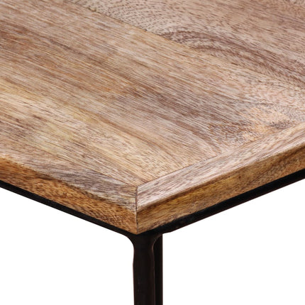 Table Basse Bois De Manguier Massif 56X48X40 Cm