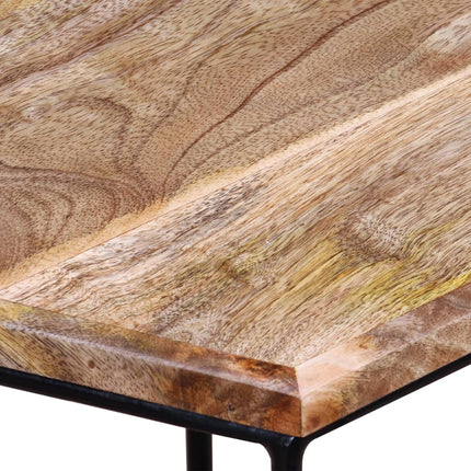 Table Basse Bois De Manguier Massif 56X48X40 Cm
