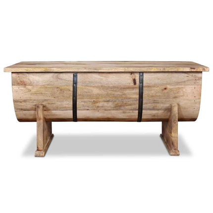 Table Basse Bois De Manguier Massif 88X50X40 Cm
